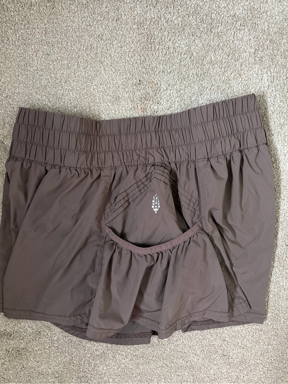 Free People Movement Flirt Shorts Violet Umber Size Medium
